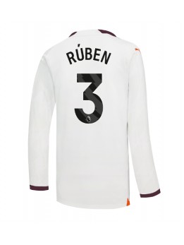 Manchester City Ruben Dias #3 Gostujuci Dres 2023-24 Dugim Rukavima